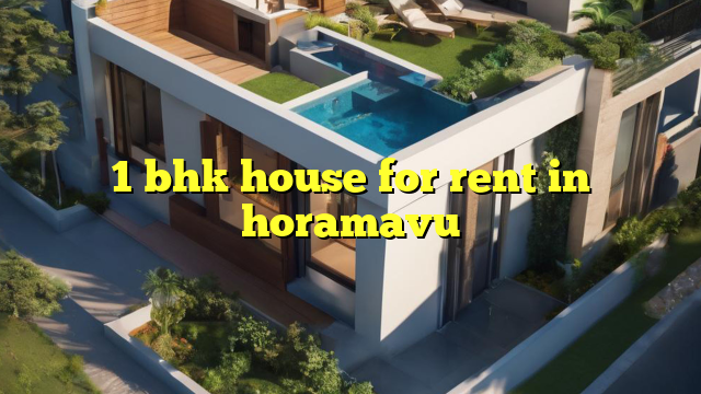 1 bhk house for rent in horamavu