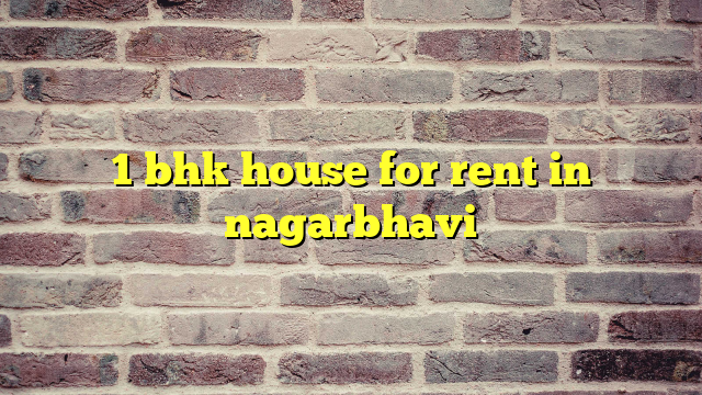 1 bhk house for rent in nagarbhavi